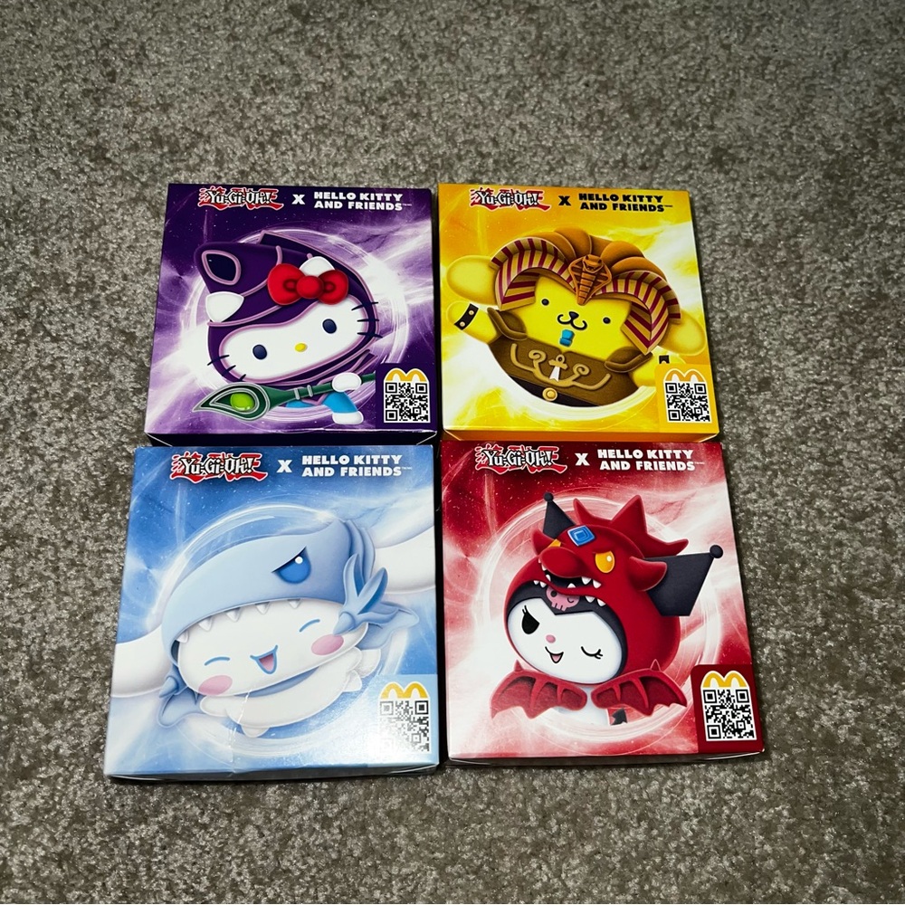 Hello Kitty and Friends Yu-Gi-Oh! Plush toys BNIB